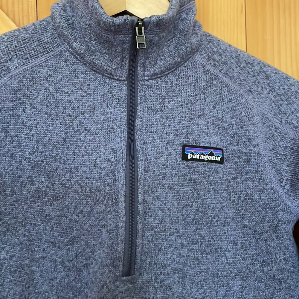 Patagonia Womens Better Sweater 1/4 Zip in Hazy Purple